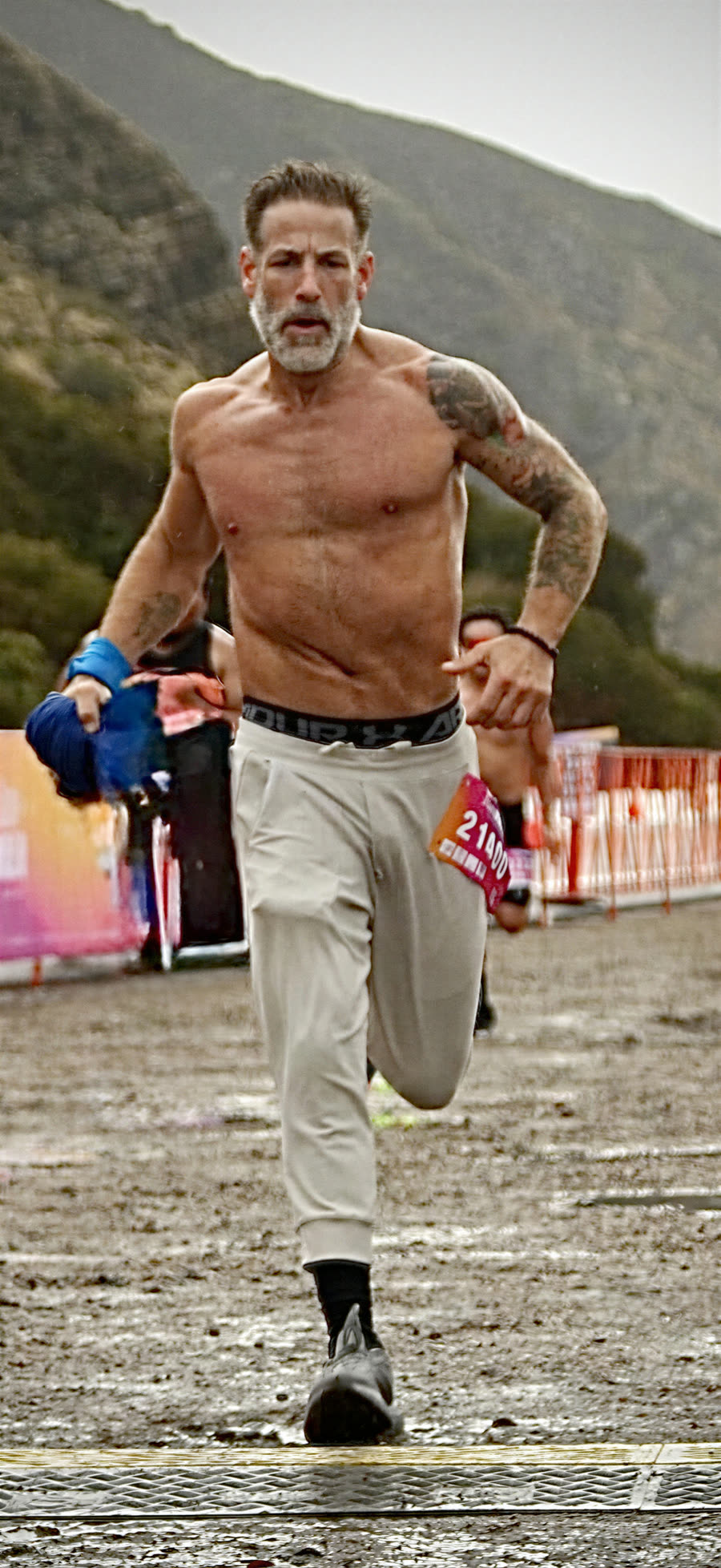 Marc W. on the course